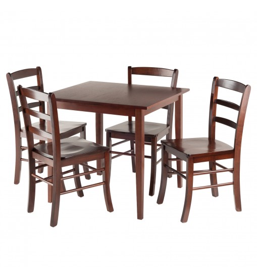 Groveland 5pc Square Dining Table with 4 chairs