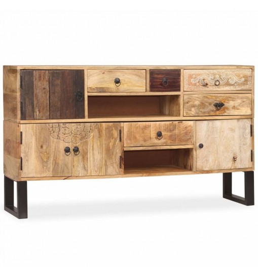 Sideboard Solid Mango Wood 55.1"x11.8"x31.5"