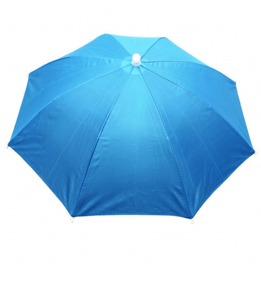 Portable Rain Hat Outdoor Folding Umbrella Fishing Sun Shade Anti-UV Camping Fishing Headwear Cap Beach Head Hat Accessory