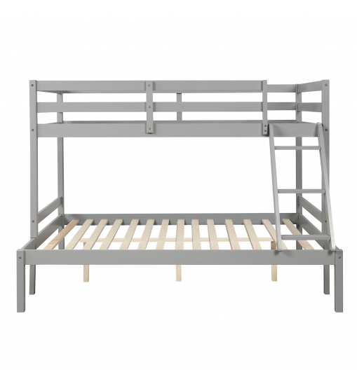 Twin over full bunk bed (Gray) ( old sku: WF193722AAE )