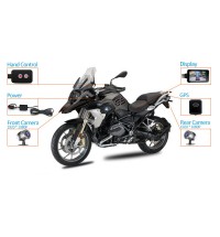 MT23C GPS WIFI Touch HD 1080P Waterproof Camera Motorcycle DVR Dash Cam Front Rear Dual Cam Driving Video Recorder Tracker built in 32GB