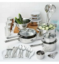 Stainless Steel Cookware and Kitchen Combo Set - Complete Your Culinary Arsenal!