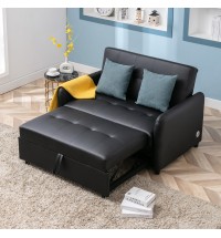 Orisfur. 51" Convertible Sleeper Bed, Adjustable Oversized Armchair with Dual USB Ports for Small Space