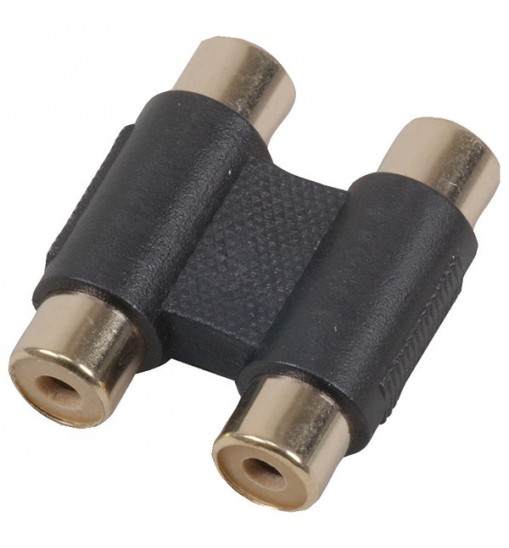 Rca inline connector 2 pk