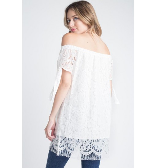 Women's Off shoulder Lace Top