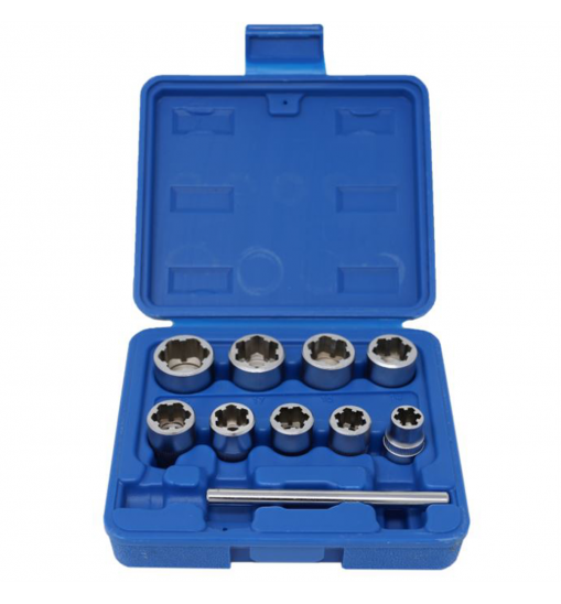 10 Pc. Bolt Extractor Set - Metric