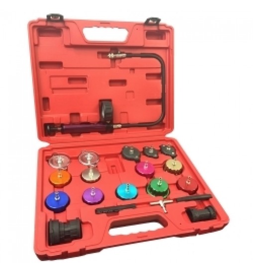 Radiator and cap pressure tester kit-21pc