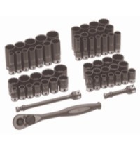 3/8" Dr. 59pc Fract. & Metric Duo-Socket Set - 12