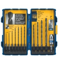 12 Piece Black Oxide Hex Shank Drill Bit Set