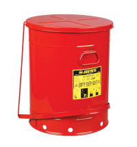 21 gallon oily waste can w/foot lever