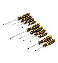 10 Pc. Phillips®/Slotted/Pozidriv® Dual Material Screwdriver Set