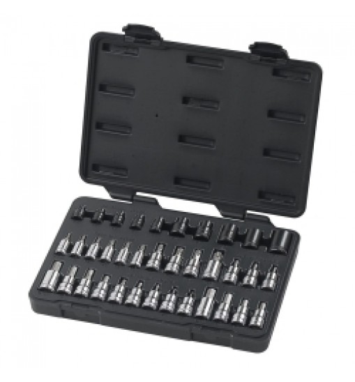 36pc master torx set w/hex socket bits