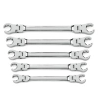 5pc flex flare nut wrench set sae