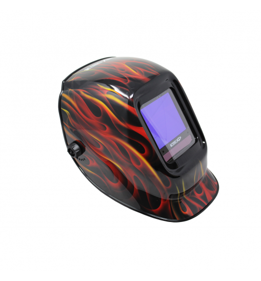 Premium Red Flame Welding Helmet