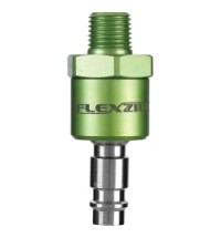 Flexzilla High Flow Ball Swivel Plug 1/4 Body 1/4M