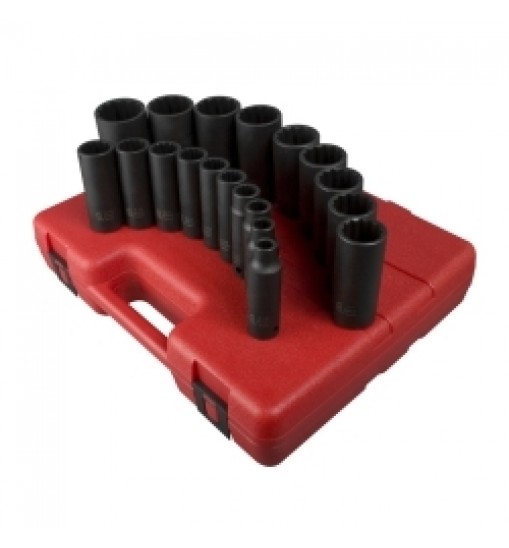 19-Piece 1/2 in. Drive 12-Point Fract