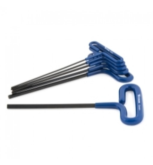 6-pc metric t-handle hex key set