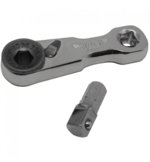 VIM Tools 1/4 in. Ratchet Double Square Drive Offset Handle