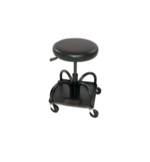 Adjustable creeper seat with round seat