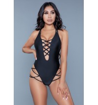 1977 Amaya Swimsuit Black