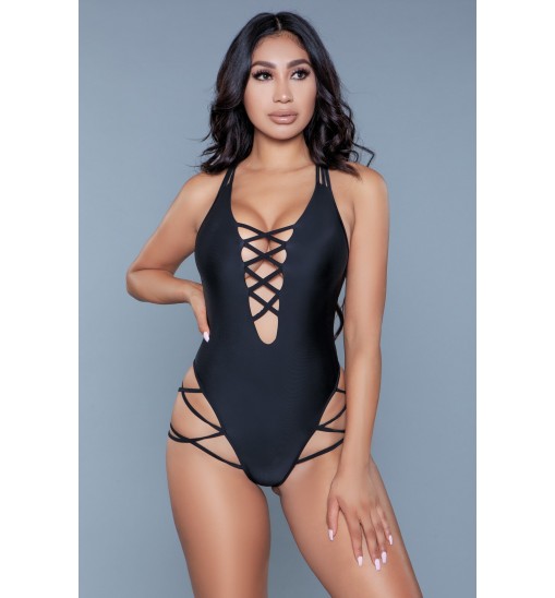 1977 Amaya Swimsuit Black