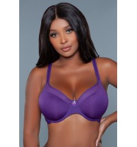 2215 Kristy Full Coverage Bra Purple