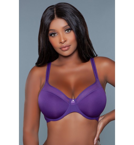 2215 Kristy Full Coverage Bra Purple