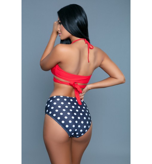 2280 Francesca Swimsuit Red/Blue