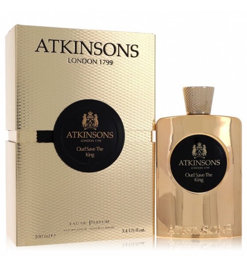 Oud Save The King by Atkinsons Eau De Parfum Spray 3.3 oz (Men)