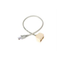 This 2-to-1 rj45 splitter cable adapter increases the number of rj45 network con