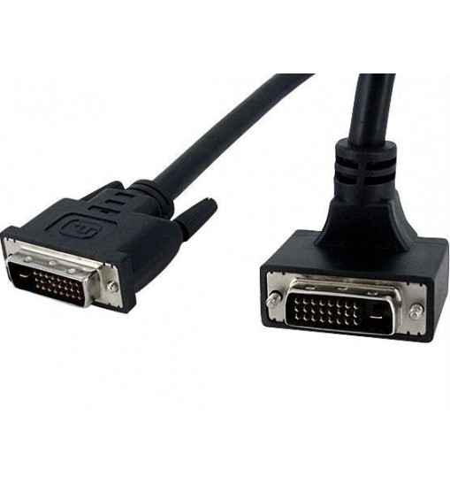 90 degree angled dvi-d monitor cable