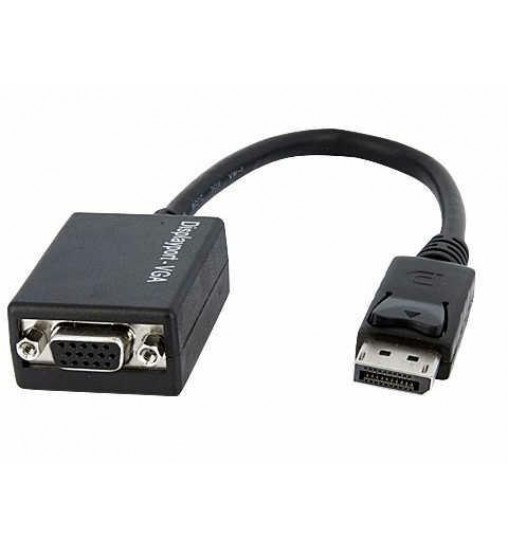 Connect your vga monitor to a displayport equipped computer -displayport to vga