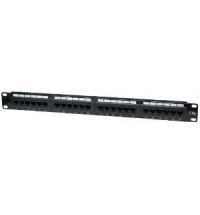 Intellinet cat5e patch panel 24-port, utp, 1u