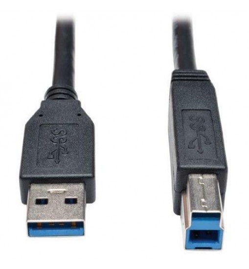 6ft usb 3.0 superspeed device cable 5 gbps ab m/m black 6ft