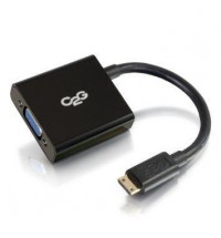 C2g hdmi to vga adapter converter dongle male to female black-easily connect the