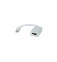 Addon 8in mini-displayport male to hdmi female white adapter cable