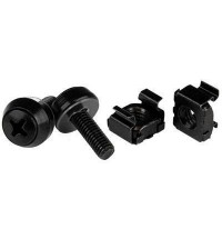 These high-quality m5 x 12mm screws and cage nuts make it easy to mount equipmen