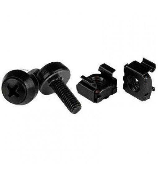 These high-quality m5 x 12mm screws and cage nuts make it easy to mount equipmen